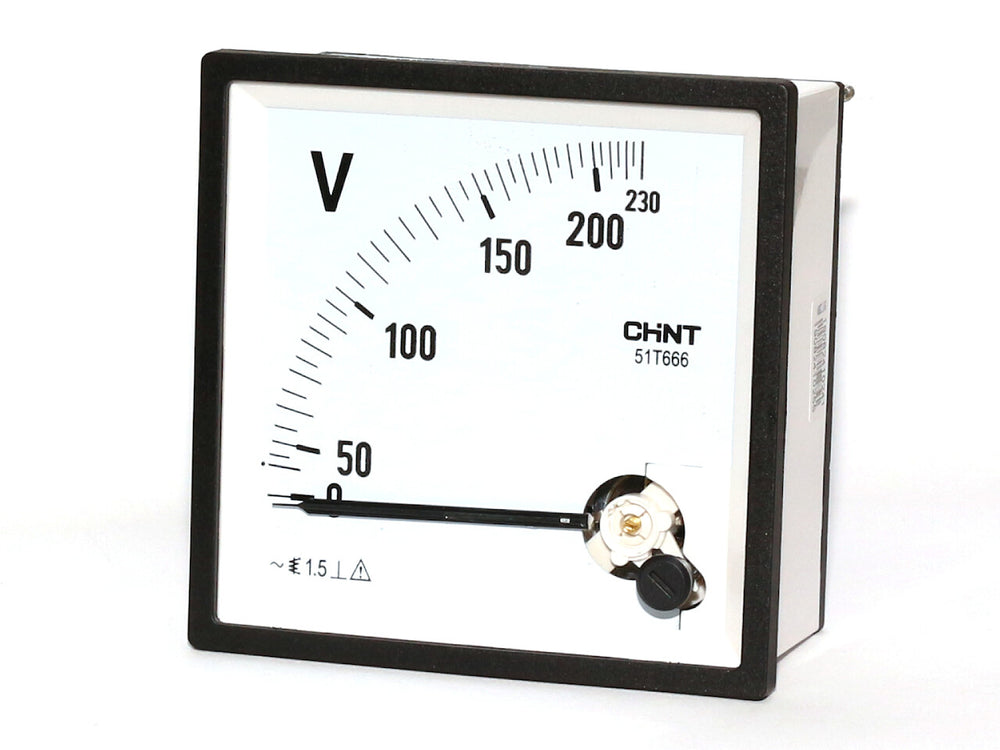 Voltmeter Frontansicht