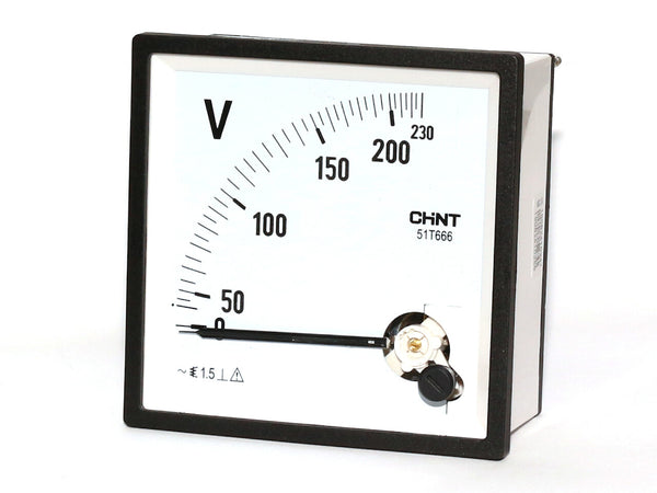 Voltmeter Frontansicht