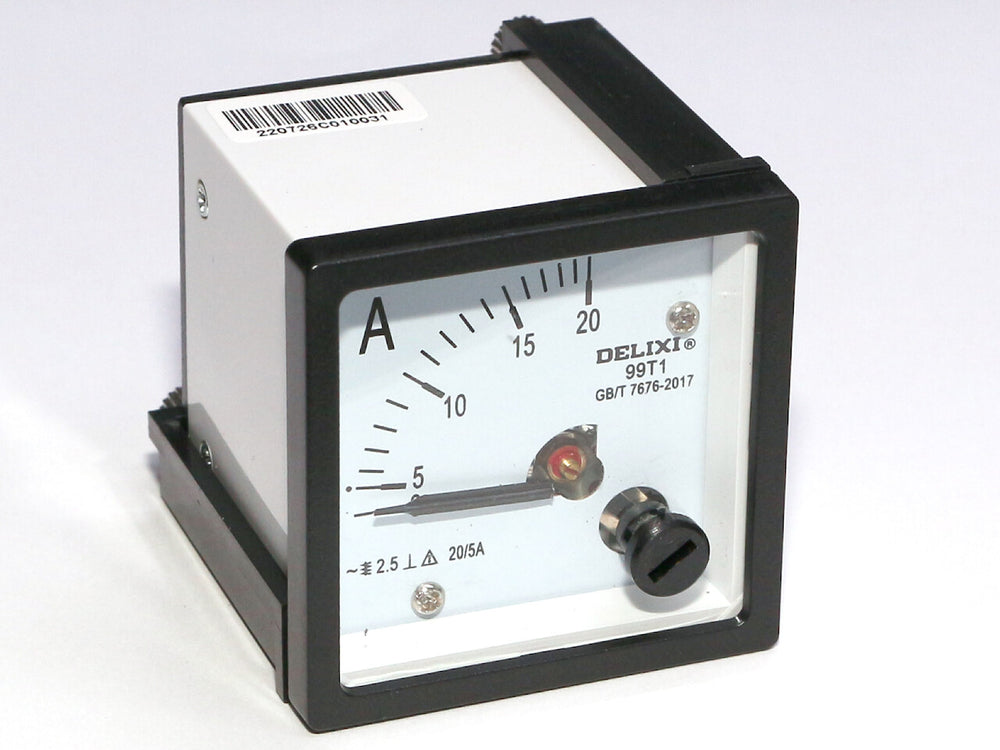 48x48mm 20/5A Amperemeter für Wechselstrom, Meßbereich 0-20A