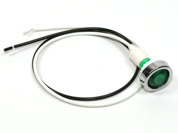 Signalleuchte für Schaltschrankeinbau, 230V AC, GRÜN, Durchmesser 20mm
