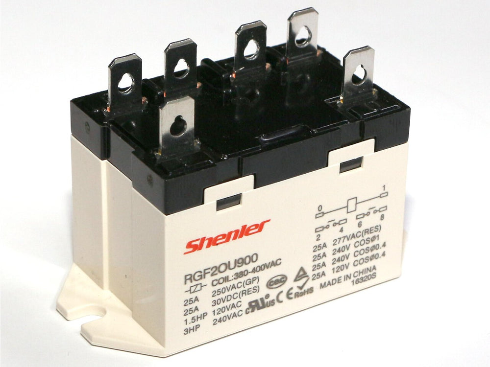Schaltrelais mit 400V Spulenspannung, 2 Schliesser 25A