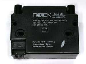 Zündtrafo Ersatztype Danfoss EBI0582F0030 15kV 2x7.5kV 40mA 33% ED