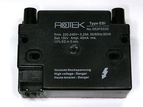 Zündtrafo Ersatztype Danfoss EBI0582F0030 15kV 2x7.5kV 40mA 33% ED