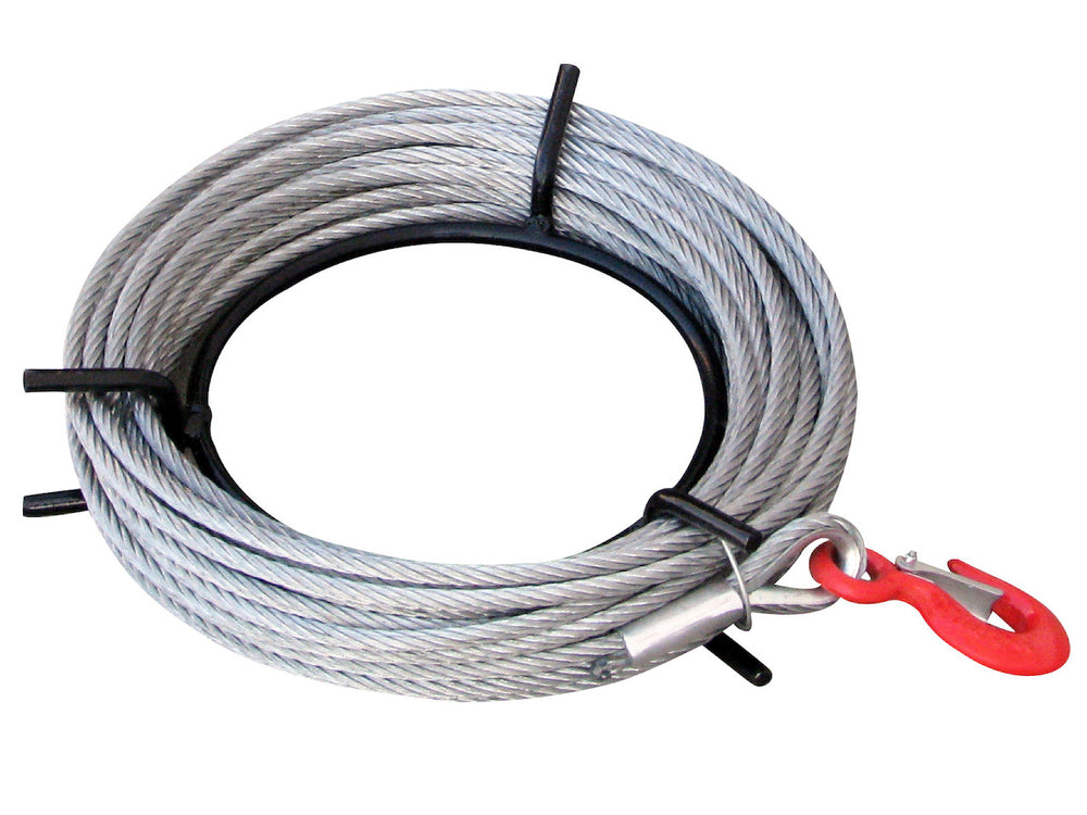 Stahlseil 8,3mm - 20m Länge - auf Handhaspel - Ersatzseil für SZ-Seilzug 800kg