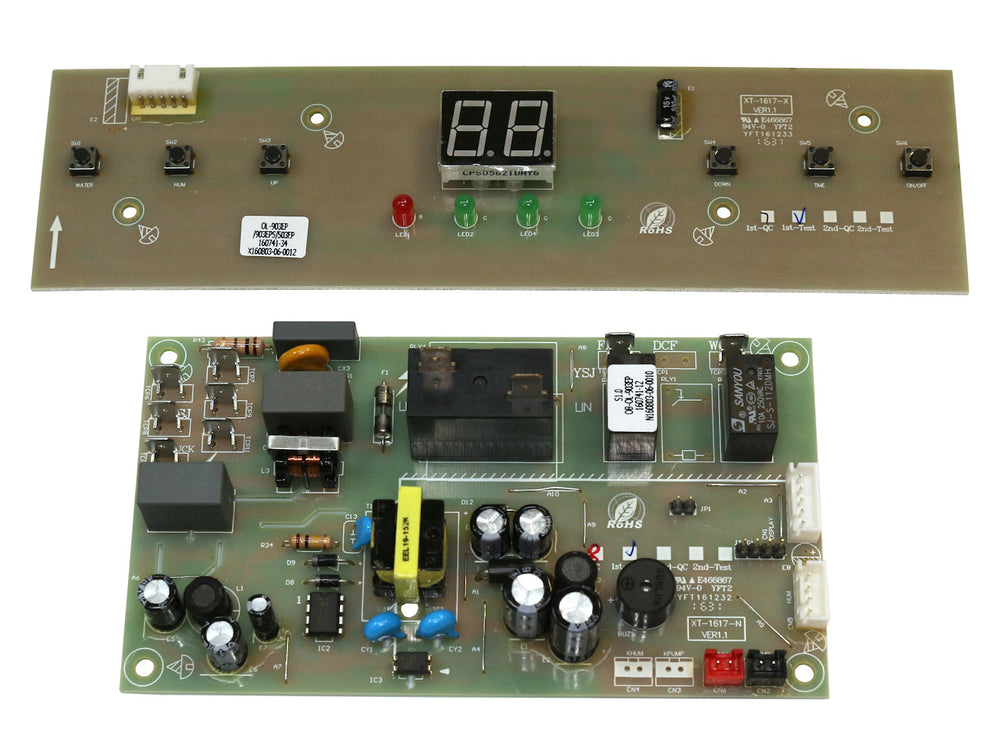 Steuerplatine und Displayplatine zu Rotek ACD-50-EG / ACD-90-EG Luftentfeuchter