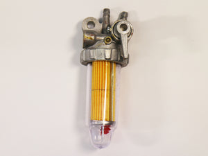 externer Dieselfilter mit Schauglas und Absperrelement, Absperrhahn