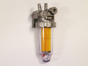 externer Dieselfilter mit Schauglas und Absperrelement, Absperrhahn