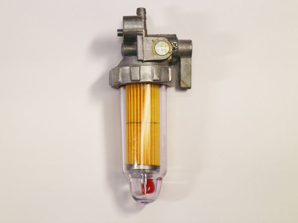 externer Dieselfilter mit Schauglas und Absperrelement, Absperrhahn