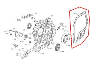Kurbelgehäusedichtung für 1-Zylinder 300ccm Dieselmotoren