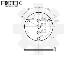 Dichtung Dieseltank zu Flanschplatte GD4/WPD4-Serie