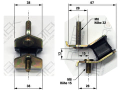 Schwingungsdämpfer GG4 3300 3400