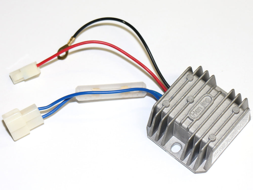 Laderegler, Batterieladeregler 14V / 5A (8A max.) zu Yanmar / Rotek / Kipor / Kama / Launtop etc ..  Dieselmotoren