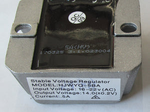 Laderegler, Batterieladeregler 14V / 5A (8A max.) zu Yanmar / Rotek / Kipor / Kama / Launtop etc ..  Dieselmotoren