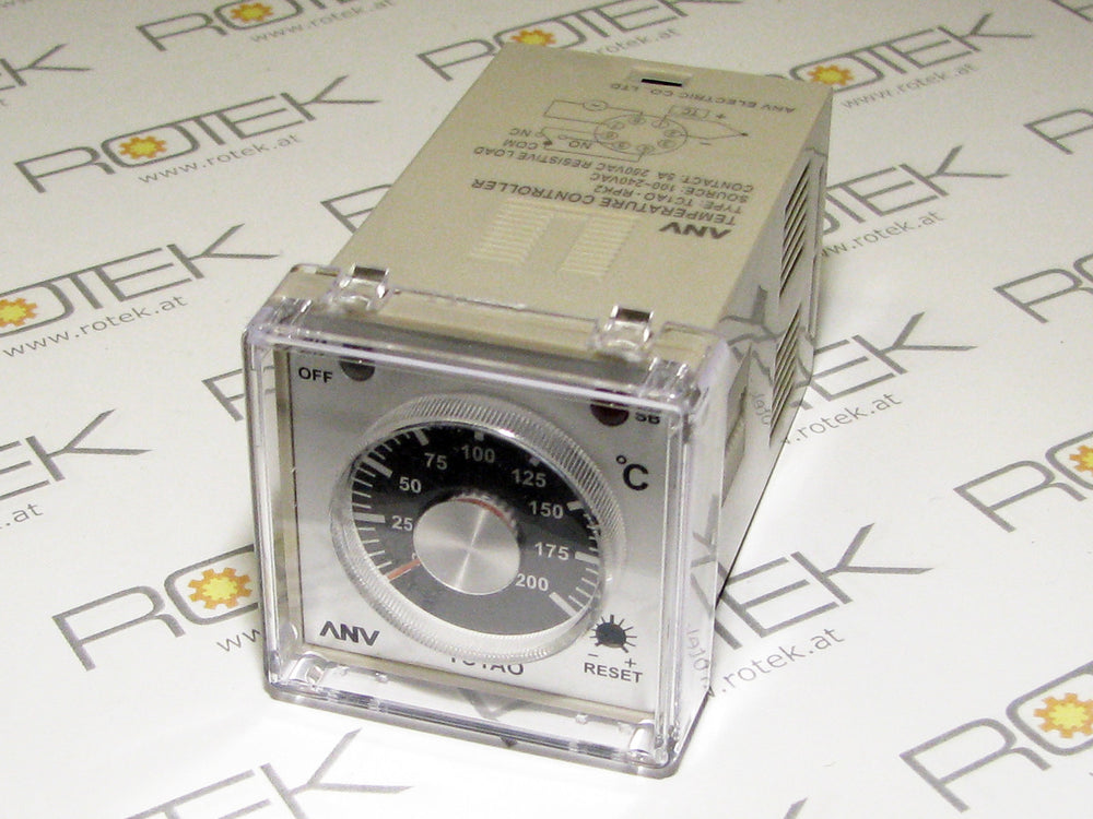 Temperaturregler TC1AO 200 °C für Cr-Ni Sensoren "K"