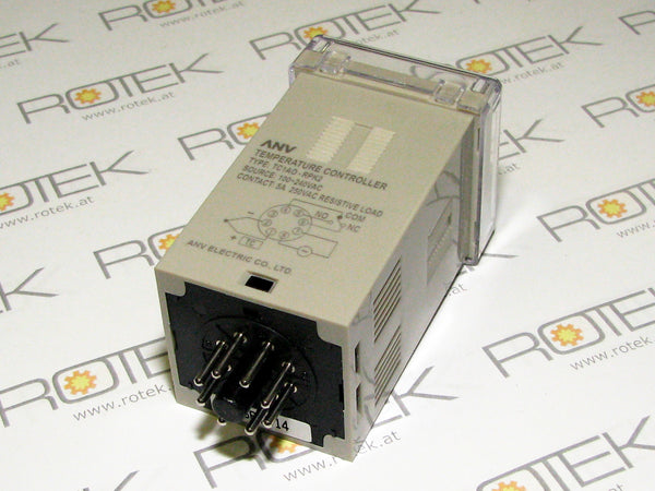 Temperaturregler TC1AO 200 °C für Cr-Ni Sensoren "K"
