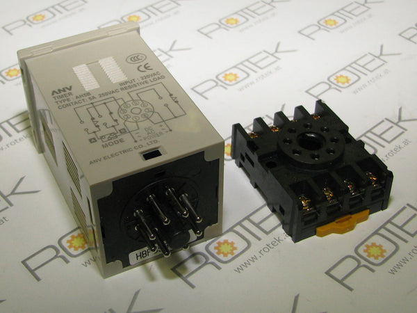 Zeitrelais / Timerrelais AH5B 3 Sekunden 230 V AC