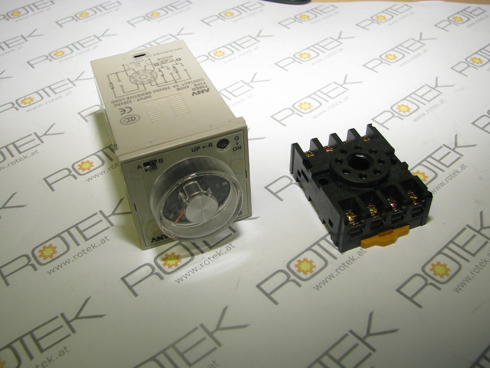 Zeitrelais / Timerrelais AH5B 6 Sekunden 230 V AC
