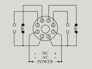 Zeitrelais / Timerrelais AH5B 6 Sekunden 230 V AC