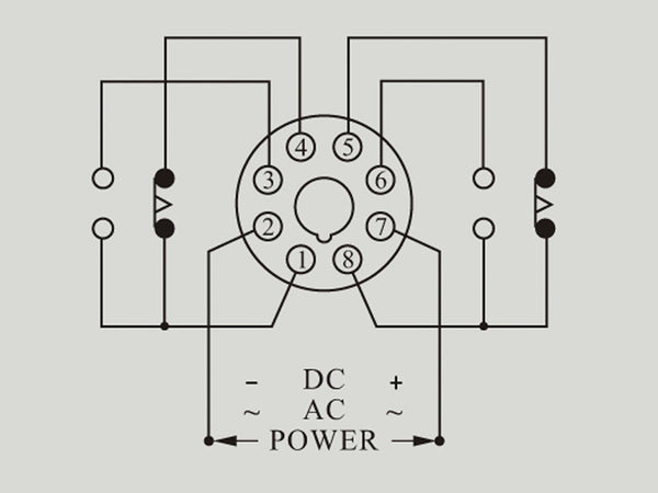 Zeitrelais / Timerrelais AH5B 6 Sekunden 230 V AC