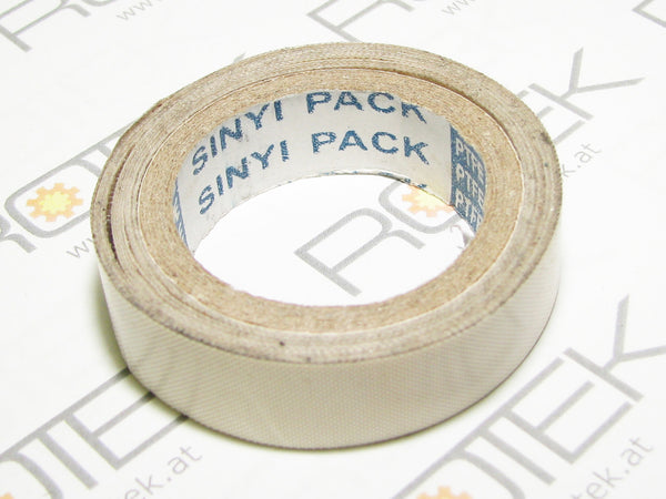 selbstklebendes Teflonband für Schweißbalken / Vakuumsealer / Folienschweißgeräte B=15mm