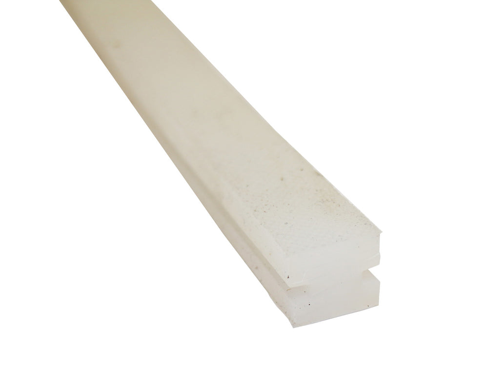 Silikon Andruckstreifen für 600mm Folienschweißer / FS-L0600-B10 STEP Sealer, H-Profil