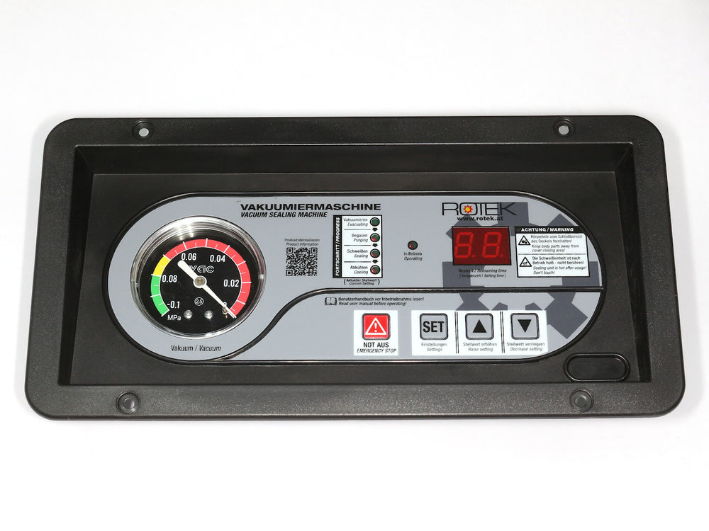 Kontrollpanel samt Steuerplatine und Vakuummeter passend zu VC-300 Vakuumsealer