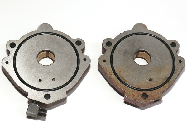 Pumpendeckel zu Vakuumpumpe VP-20, XT-20 Vakuumpumpe, Deckel Assembly - beide Deckel, Front- und Rückseite