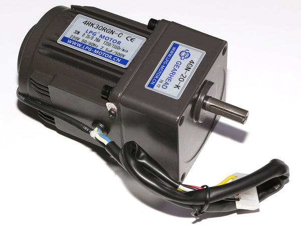 Antriebsmotor Ersatzmotor für Förderband Schrumpftunnel Rotek BS-4525,Motor Type MAILI 4RK25RGN-C, Getriebe Type MAILI 4GN-25-K
