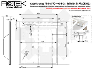 Deckel, Abdeckhaube für Vakuumsealer
