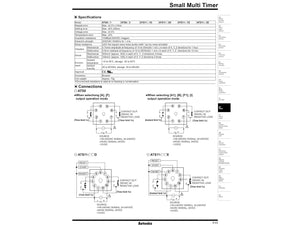 Zeitrelais / Timerrelais ATS8-41 0.1 Sekunden bis 10 Stunden,  100-240 VAC, 24-240VDC