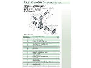 Teilenummer Rückschlagventil 4" passend WP-1800-26-4-DK