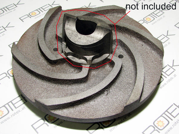 Impeller / Pumpenrad zu Tauchpumpe Schredder 1.5kW - der Schneidring ist NICHT enthalten