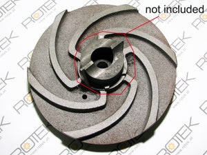 Impeller / Pumpenrad zu Tauchpumpe Schredder 1.5kW - der Schneidring ist NICHT enthalten