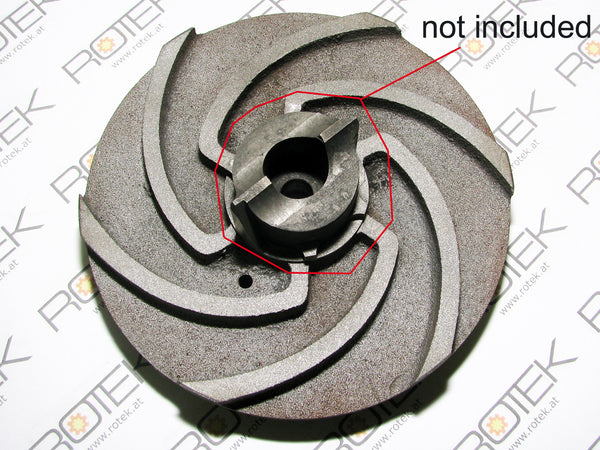 Impeller / Pumpenrad zu Tauchpumpe Schredder 1.5kW - der Schneidring ist NICHT enthalten