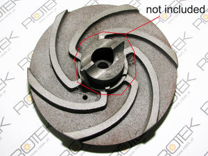 Impeller / Pumpenrad zu Tauchpumpe Schredder 3 kW - der Schneidring ist NICHT enthalten