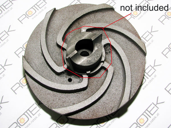 Impeller / Pumpenrad zu Tauchpumpe Schredder 3 kW - der Schneidring ist NICHT enthalten