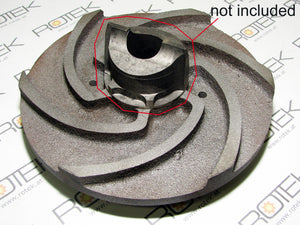 Impeller / Pumpenrad zu Tauchpumpe Schredder 7,5 kW - der Schneidring ist NICHT enthalten