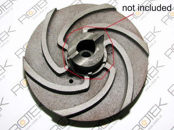 Impeller / Pumpenrad zu Tauchpumpe Schredder 7,5 kW - der Schneidring ist NICHT enthalten